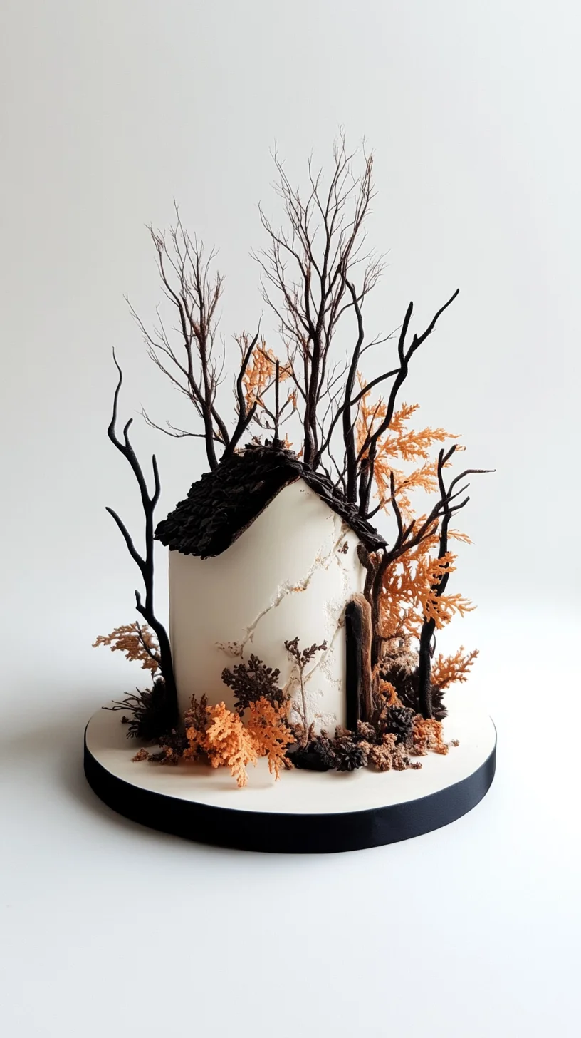 Indulge in the Sweetness of Autumn: Enchanting Forest Cake