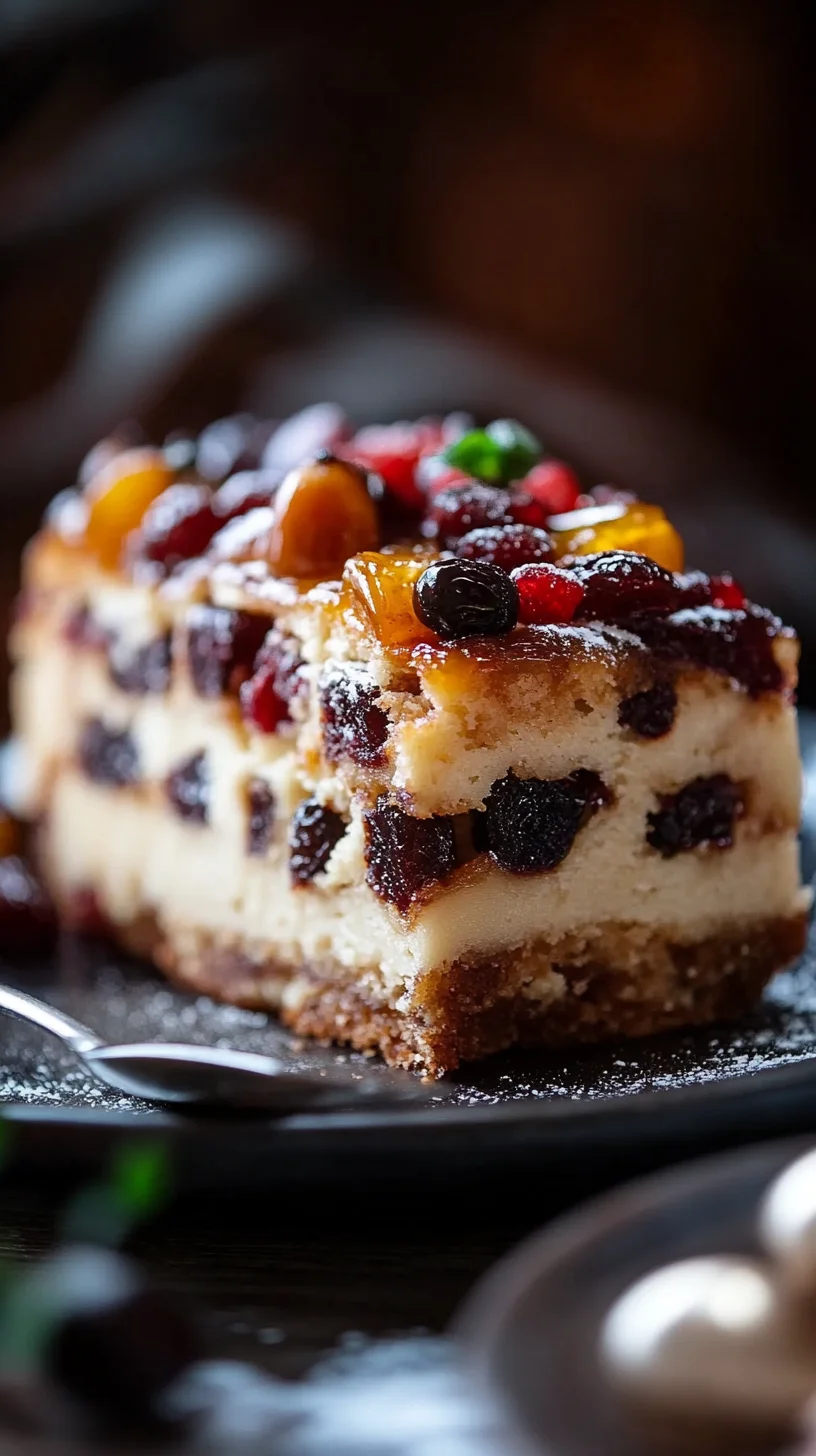 Indulge Your Sweet Tooth with a Decadent Fruit-Studded Cheesecake!