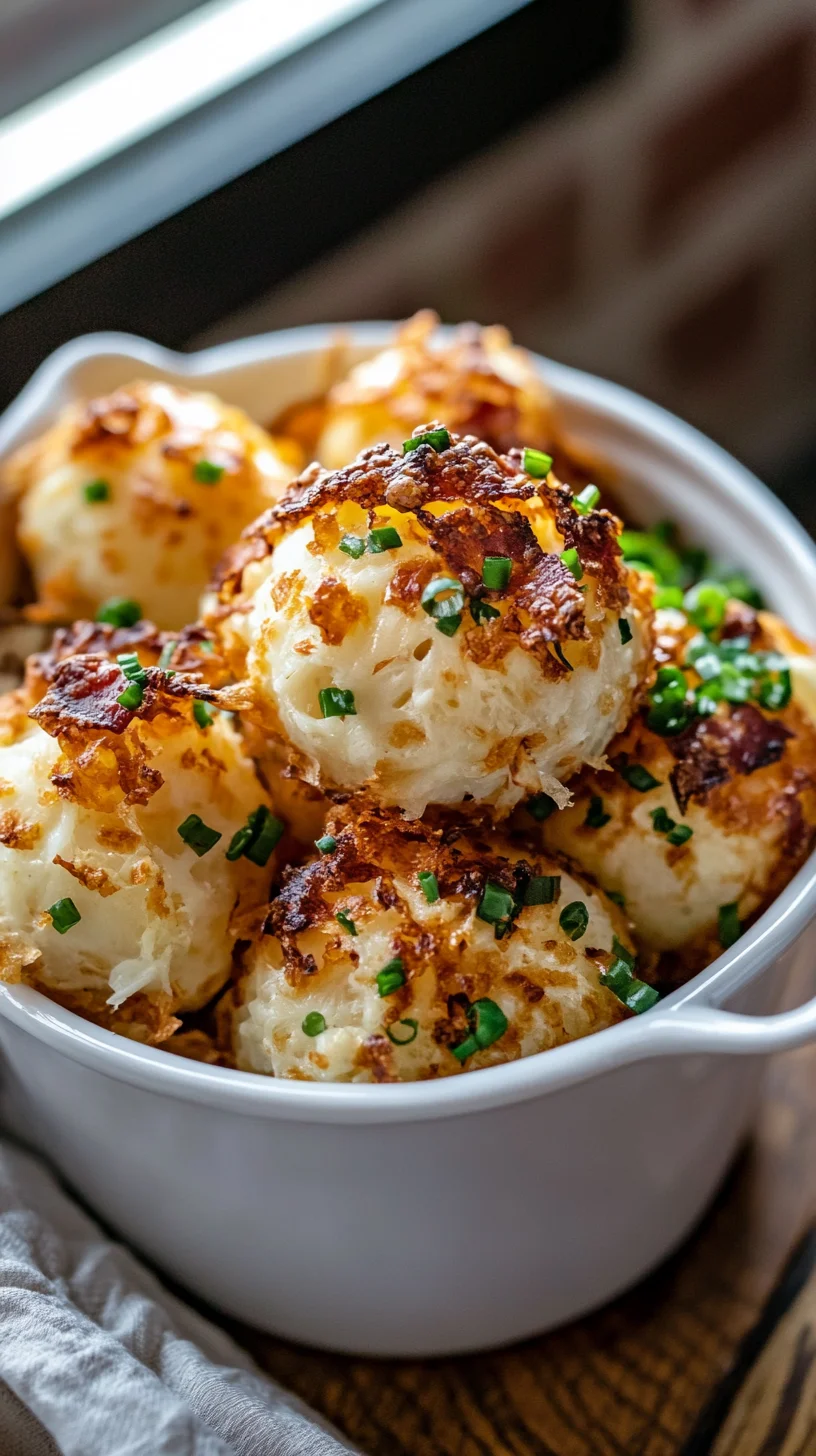 Irresistibly Crunchy Loaded Cauliflower Bites!