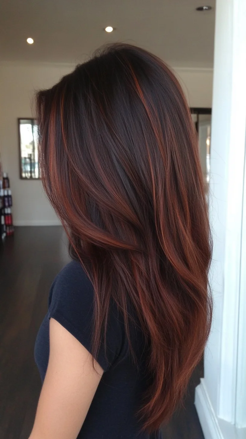 Luscious Long Waves with Striking Copper Highlights!