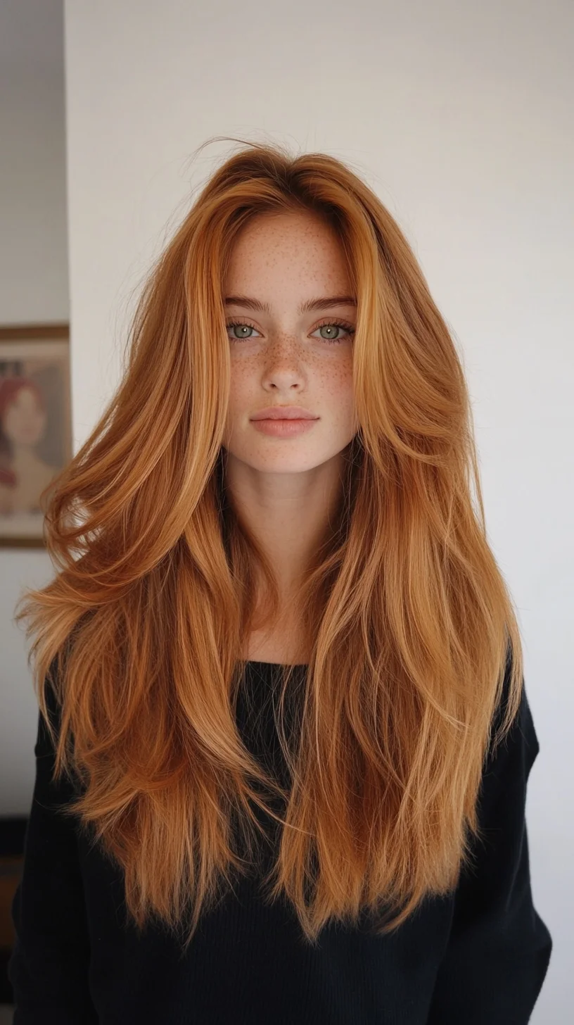 Lush Layers: Embrace Volume and Radiance with This Effortless Mane