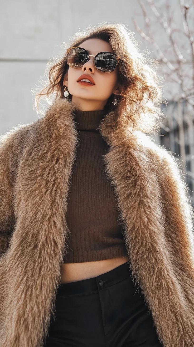 Luxurious Layering: Chic Fur Accents and Warm Shades for Effortless Elegance