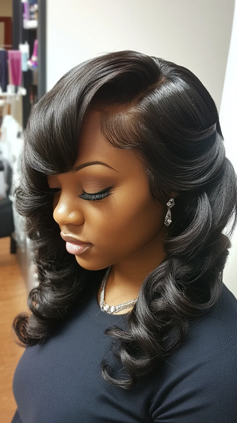 Luxurious Vintage Waves: Elevate Your Style with Glamorous Curls