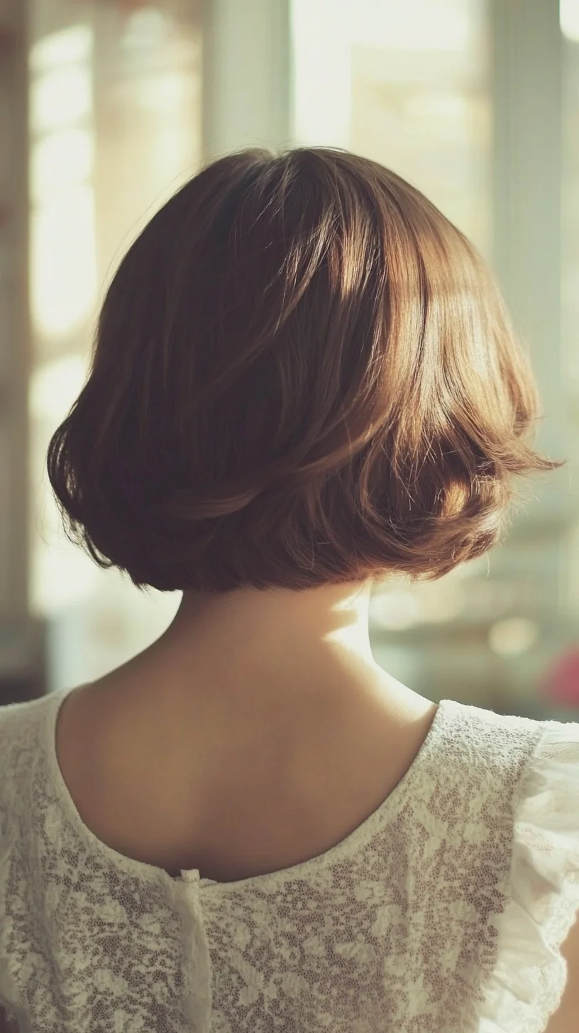 Modern Chic Bob: Effortless Waves for Timeless Elegance