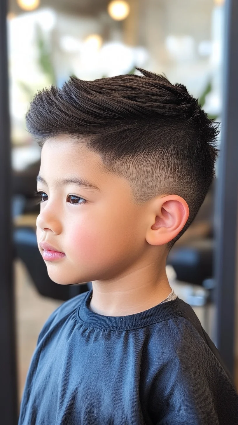 Modern Kids' Faux Hawk: A Trendy Style with Effortless Edge