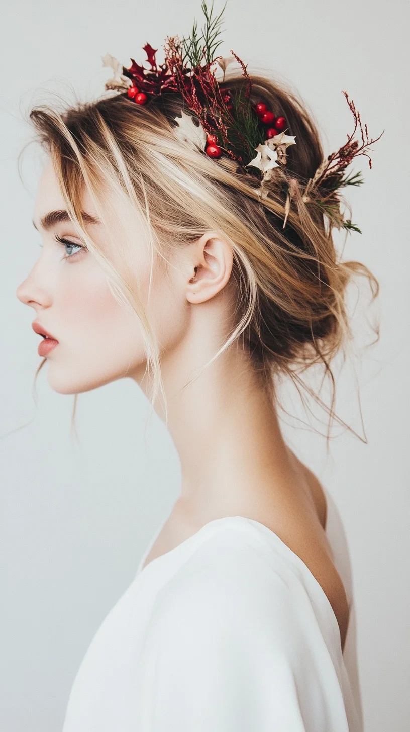 Natural Elegance: The Perfect Floral Updo for Any Occasion