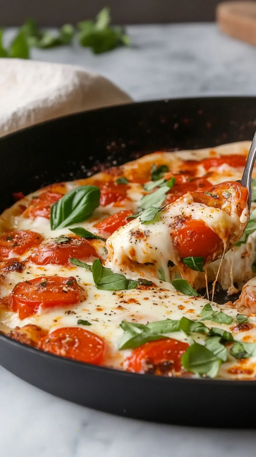 One-Pan Caprese Skillet: Quick, Easy & Bursting with Flavor!