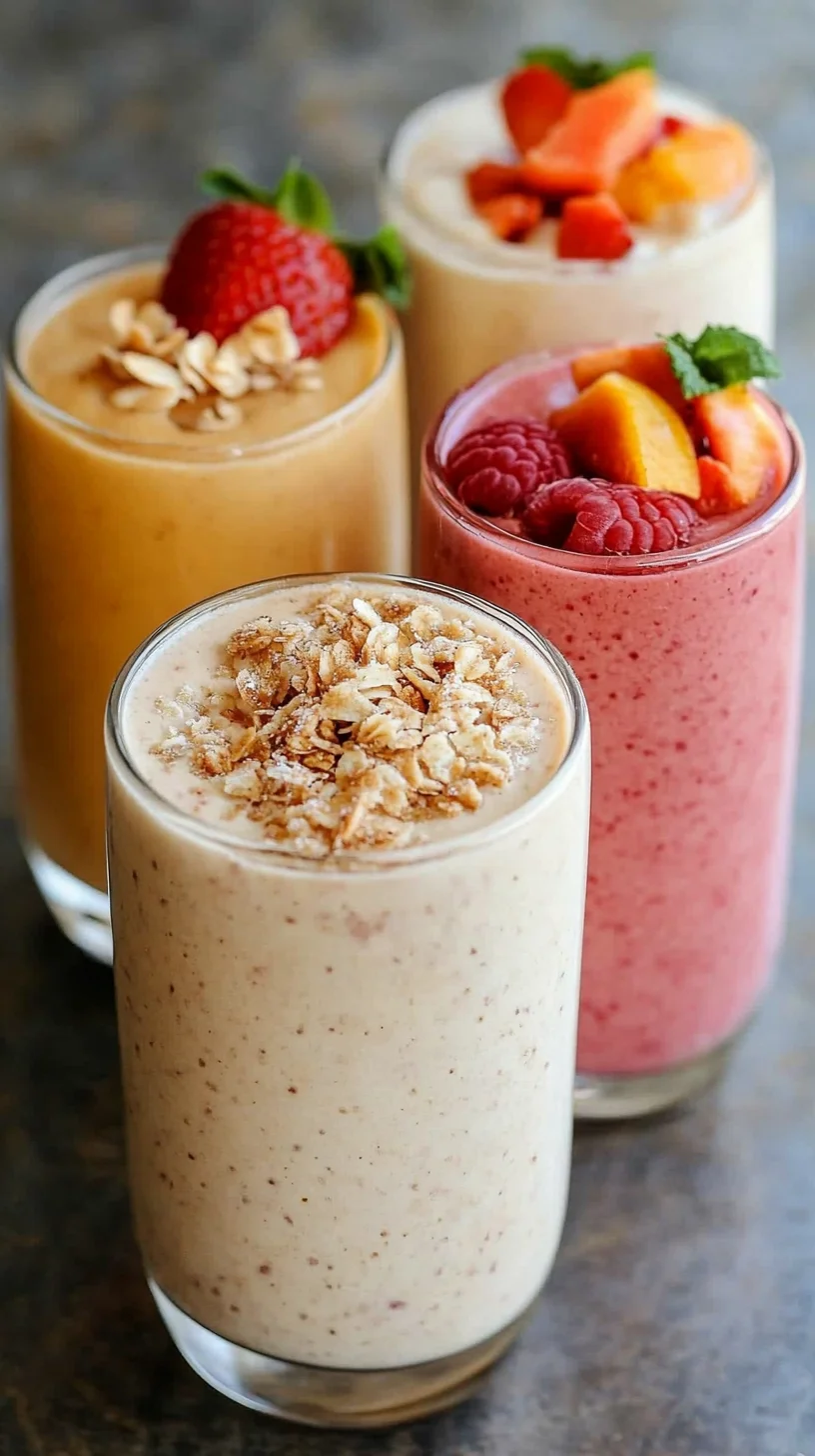 Refreshing and Nutritious Smoothie Delights