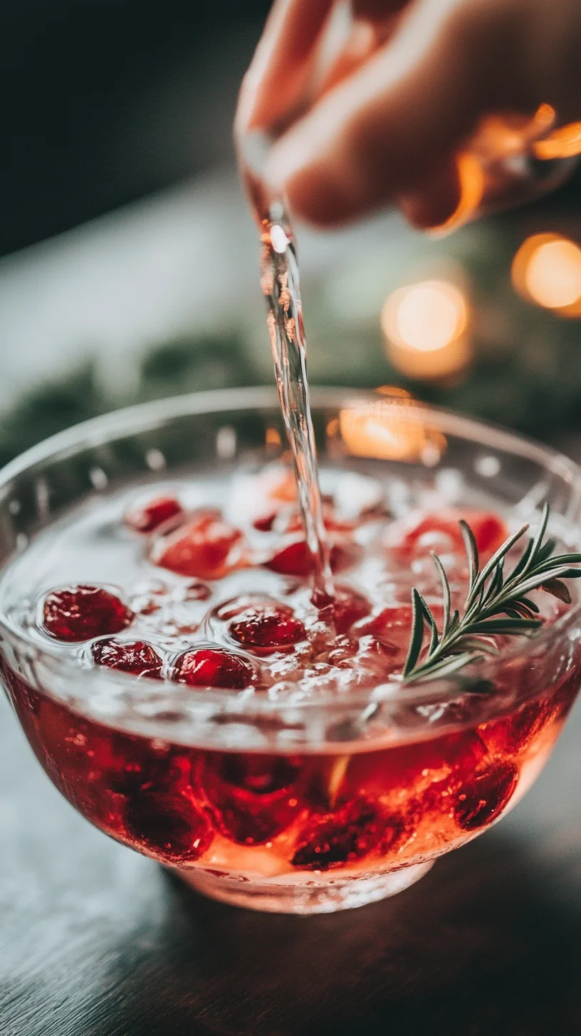 Refreshing Cranberry Holiday Punch: Perfect for Gatherings!