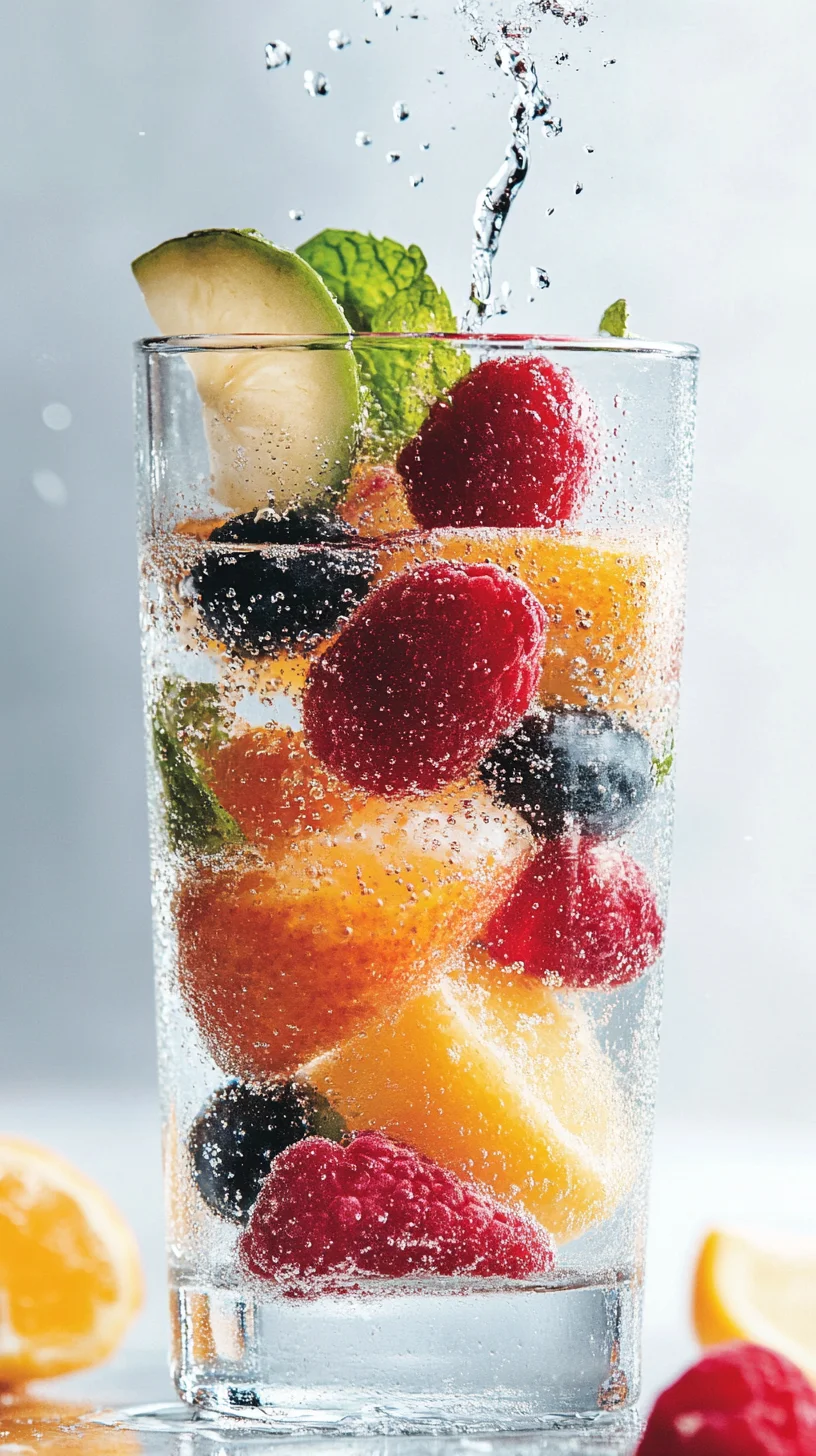 Refreshing Fruit-Infused Sparkling Water: Dive into Summer!