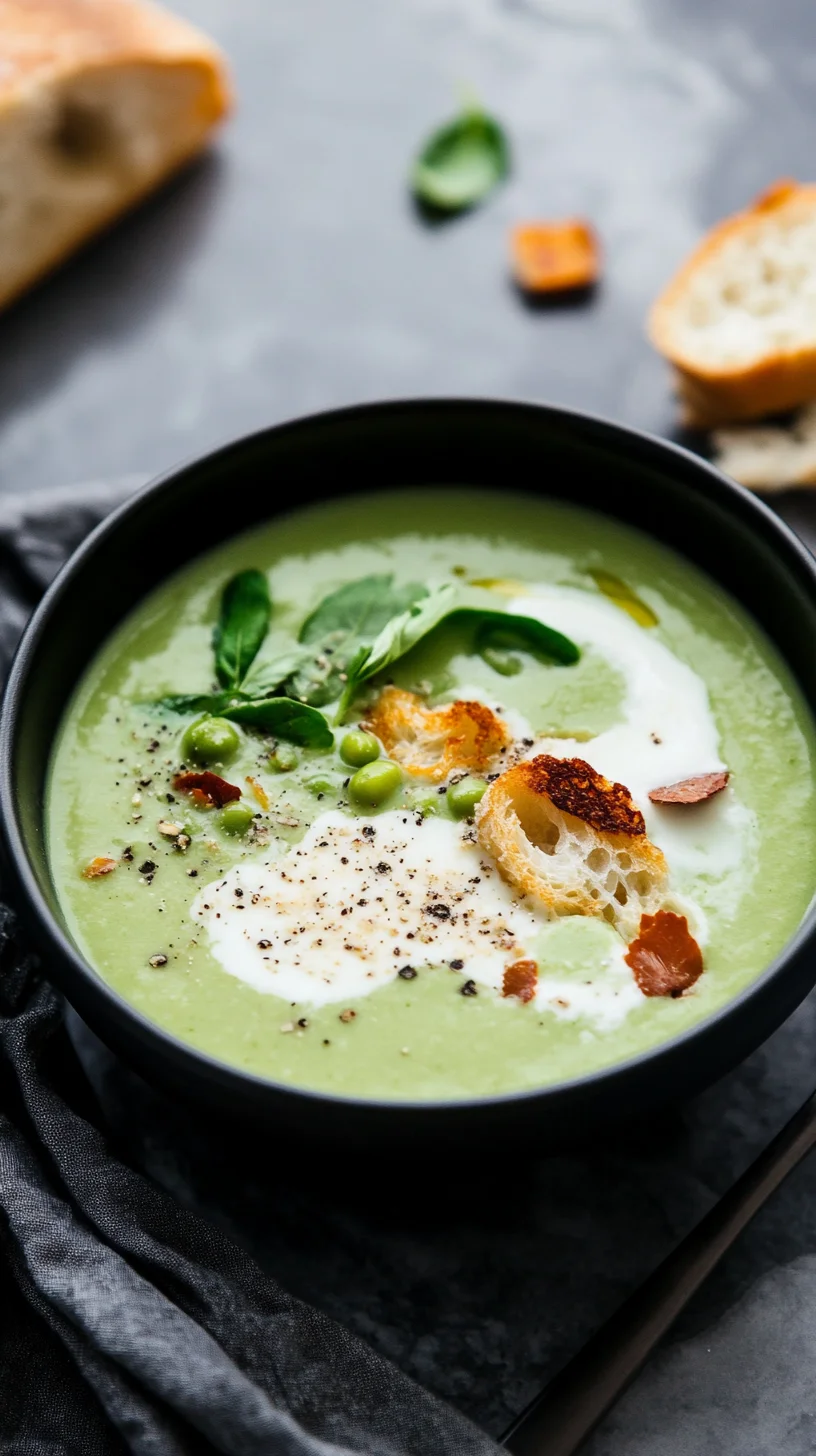 Refreshing Green Pea Soup: A Creamy Delight in Every Spoonful!