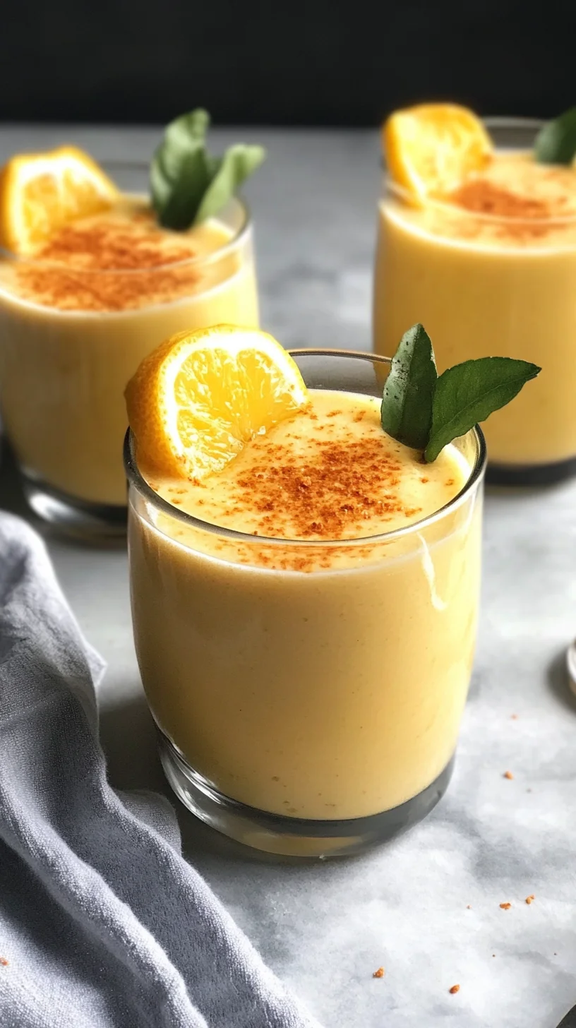 Refreshing Mango Orange Smoothie: A Tropical Delight!