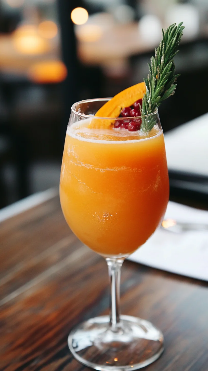 Refreshing Mango Rosemary Cocktail: A Vibrant Twist for Any Occasion!