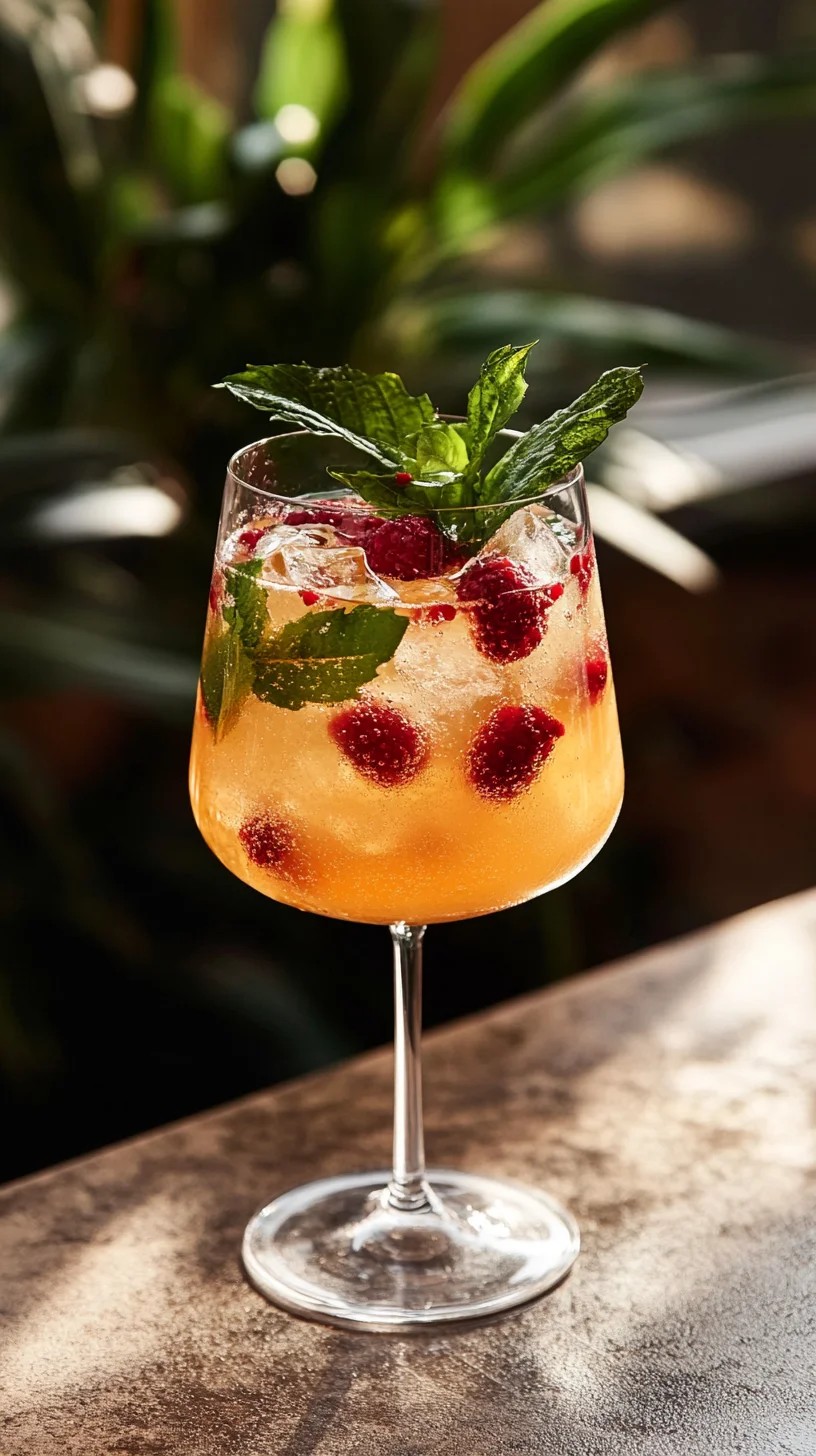 Refreshing Raspberry Mint Cooler: A Delightful Summer Sipper!