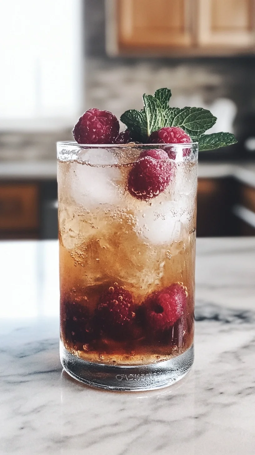 Refreshing Raspberry Mint Iced Tea for Ultimate Chill