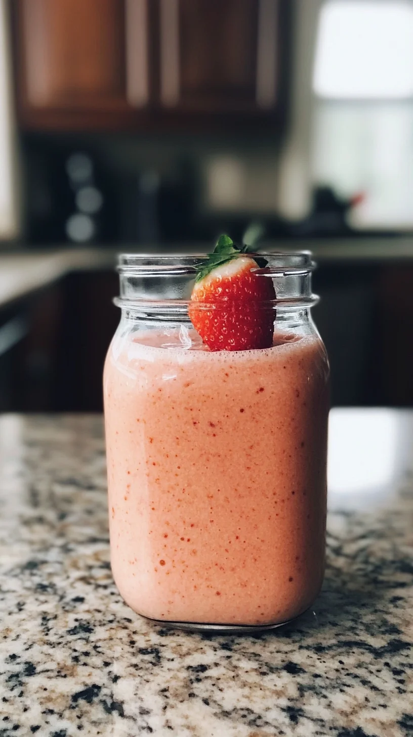 Refreshing Strawberry Bliss: A Delightful Smoothie Experience!