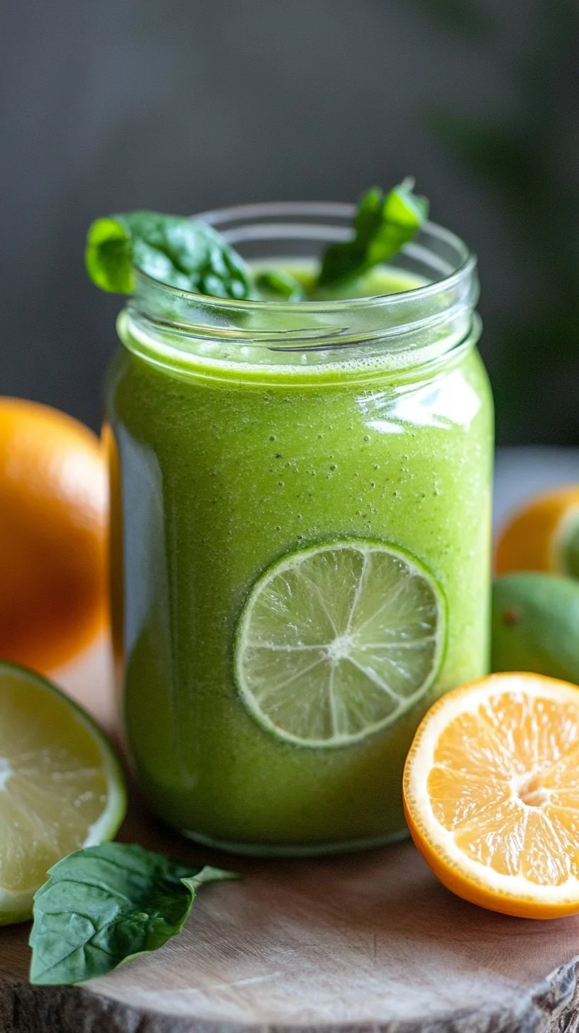 Revitalize Your Day with a Zesty Green Smoothie!