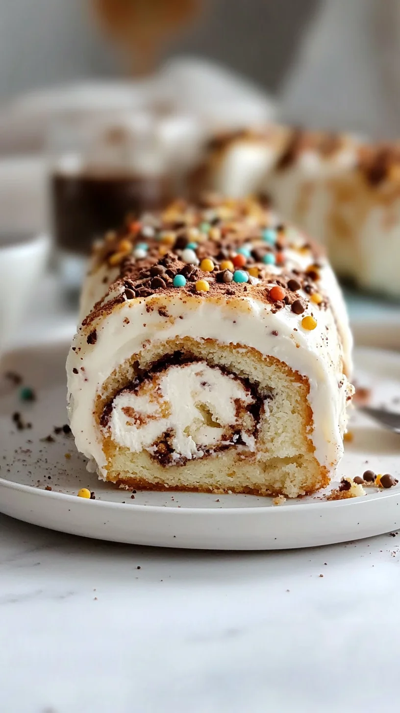 Roll into Sweet Delight: Creamy Chocolate Marble Cake!