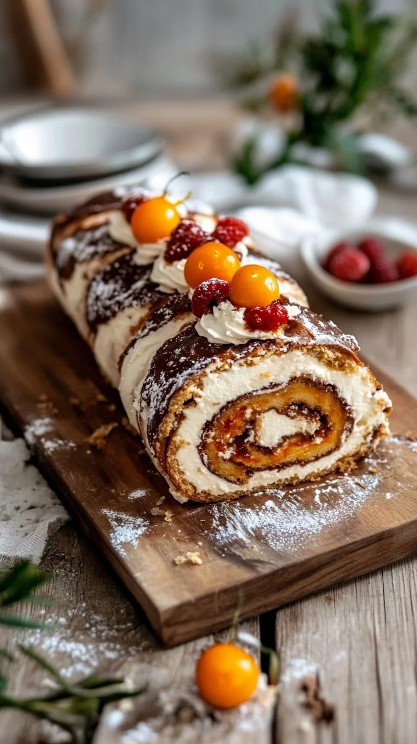 Roll into Sweetness: Delightful Cherry Cream Cake Roll Recipe!