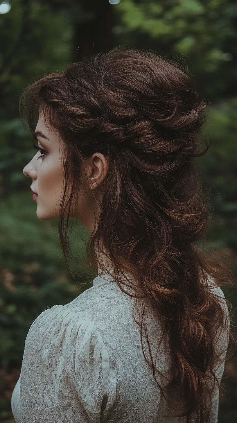 Romantic Textured Updo: Effortlessly Elegant for Any Occasion