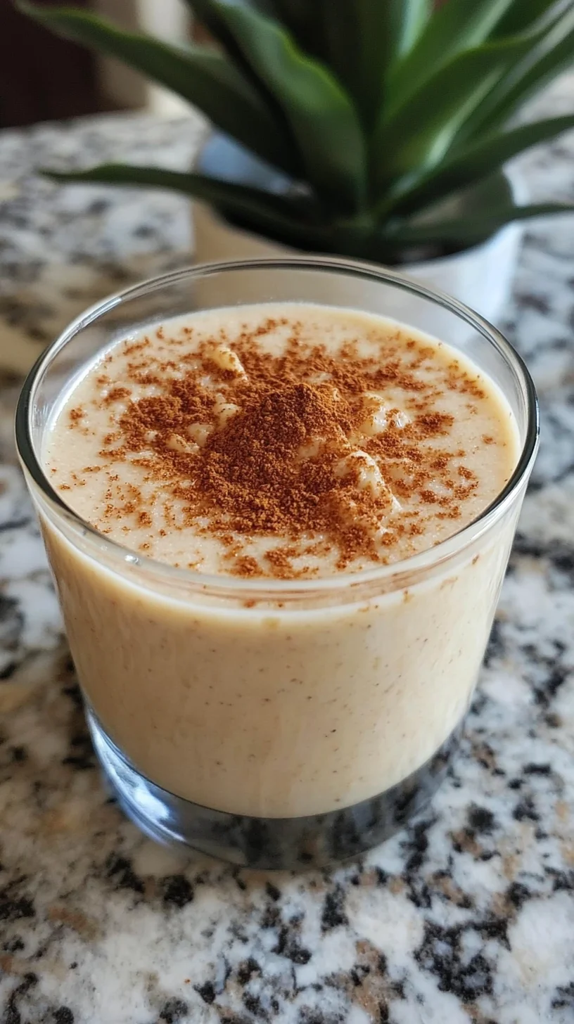 Savor the Creamy Delight: Cinnamon Banana Smoothie Recipe!