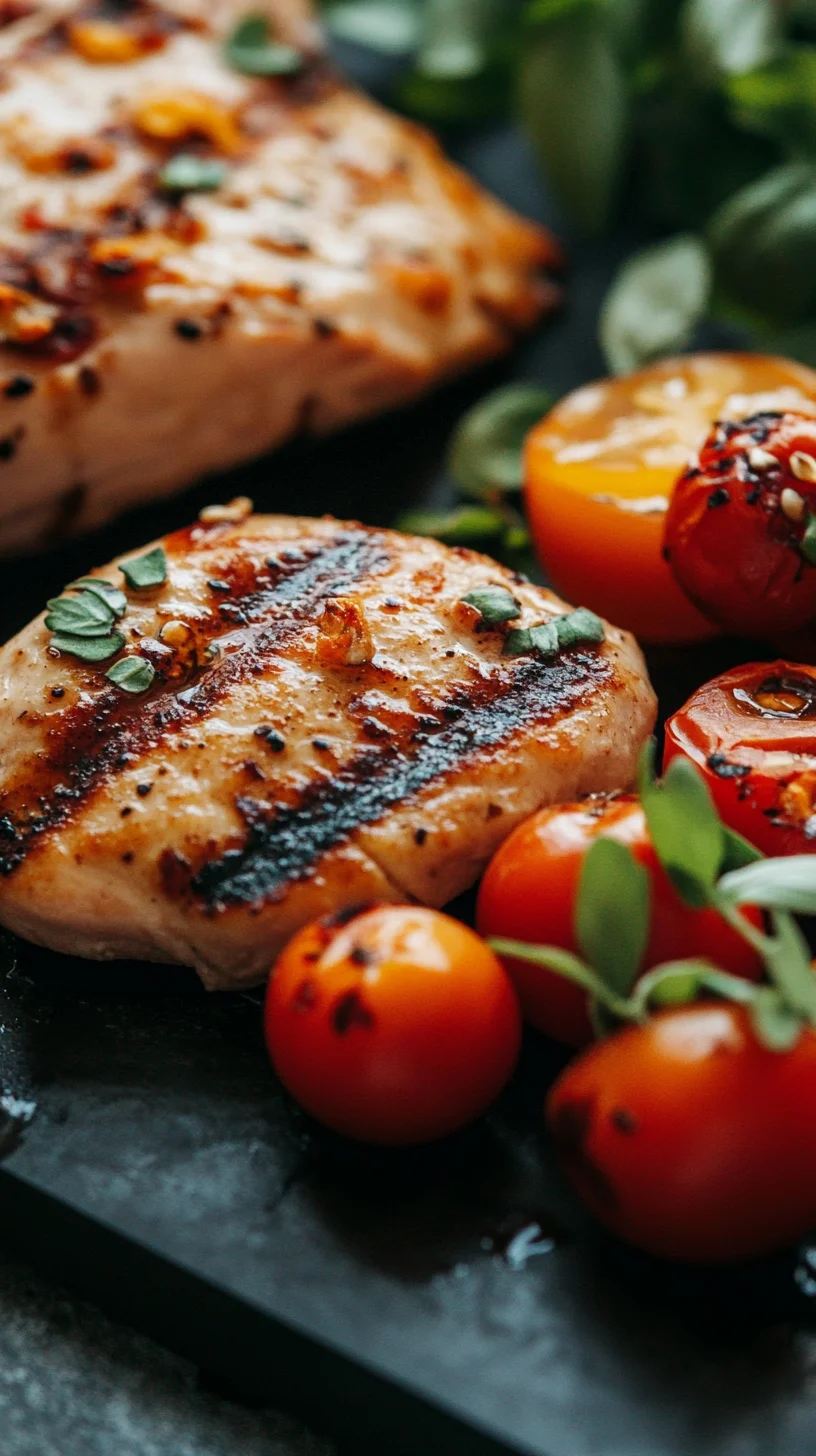 Savor the Flavor: Grilled Chicken with Roasted Tomatoes