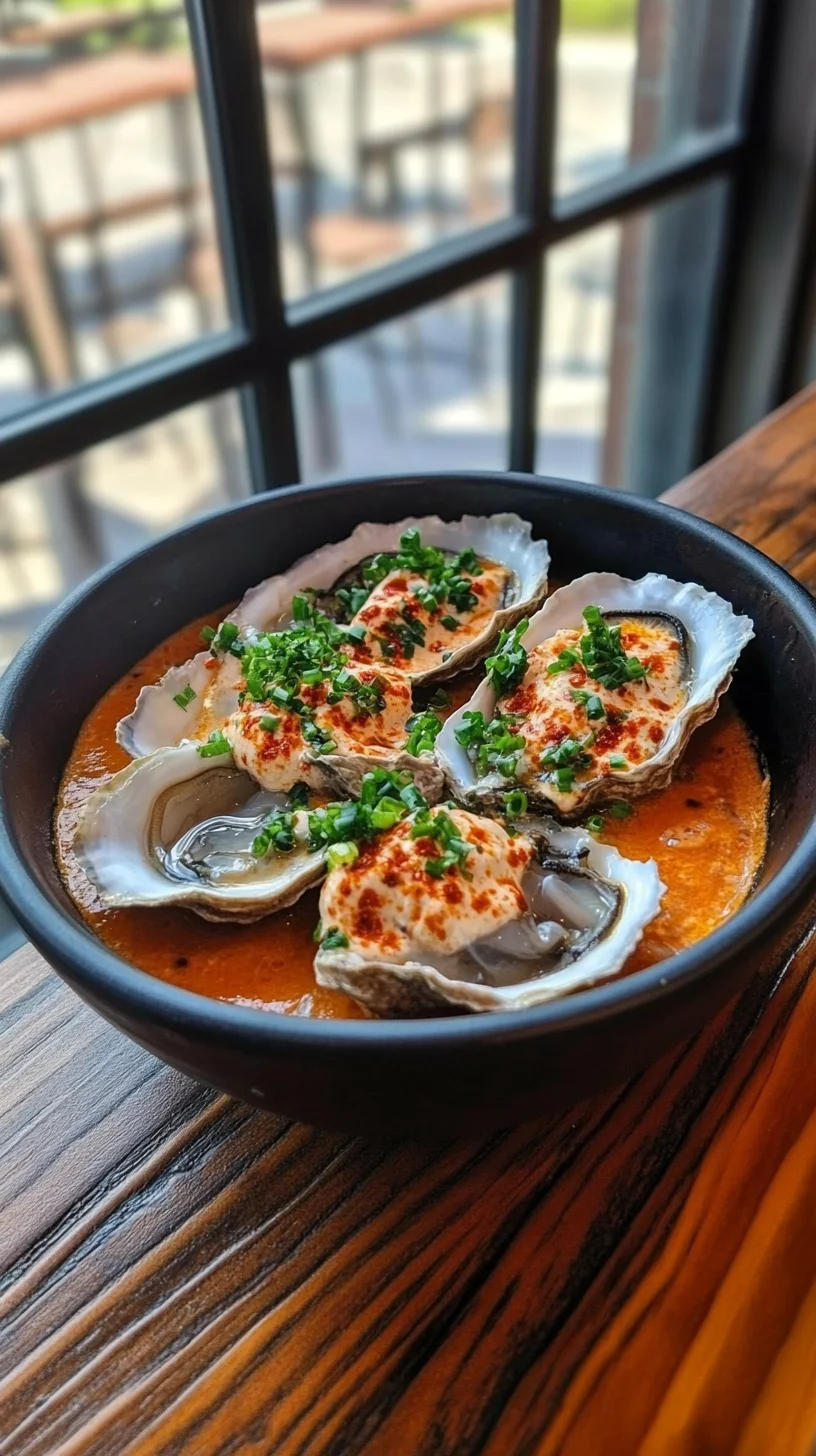 Savory Baked Oysters with Creamy Topping: A Delicious Seafood Delight!