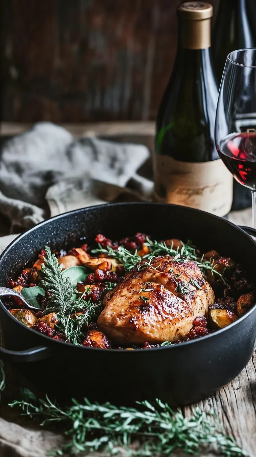 Savory Herb-Infused Roast Chicken: A One-Pan Delight!