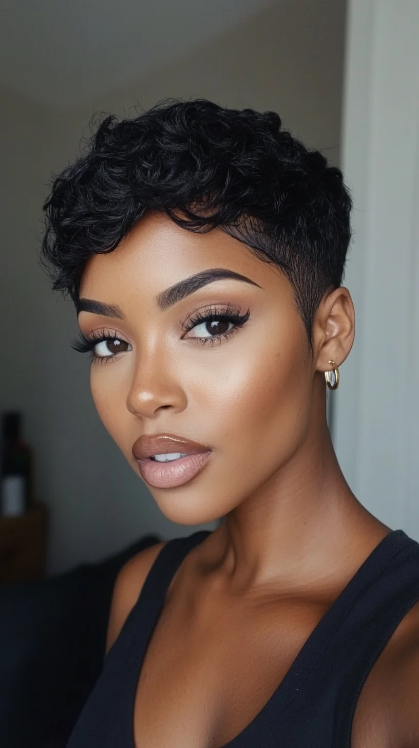 Short and Chic: Embrace the Effortless Elegance of Curly Pixie Cuts