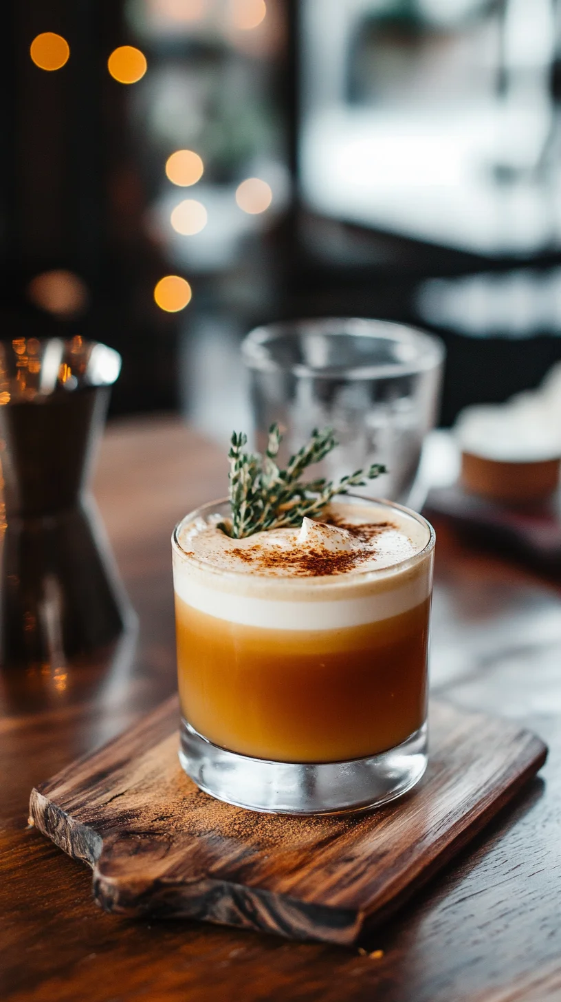 Sip Into Autumn: Creamy Pumpkin Spice Cocktail Delight