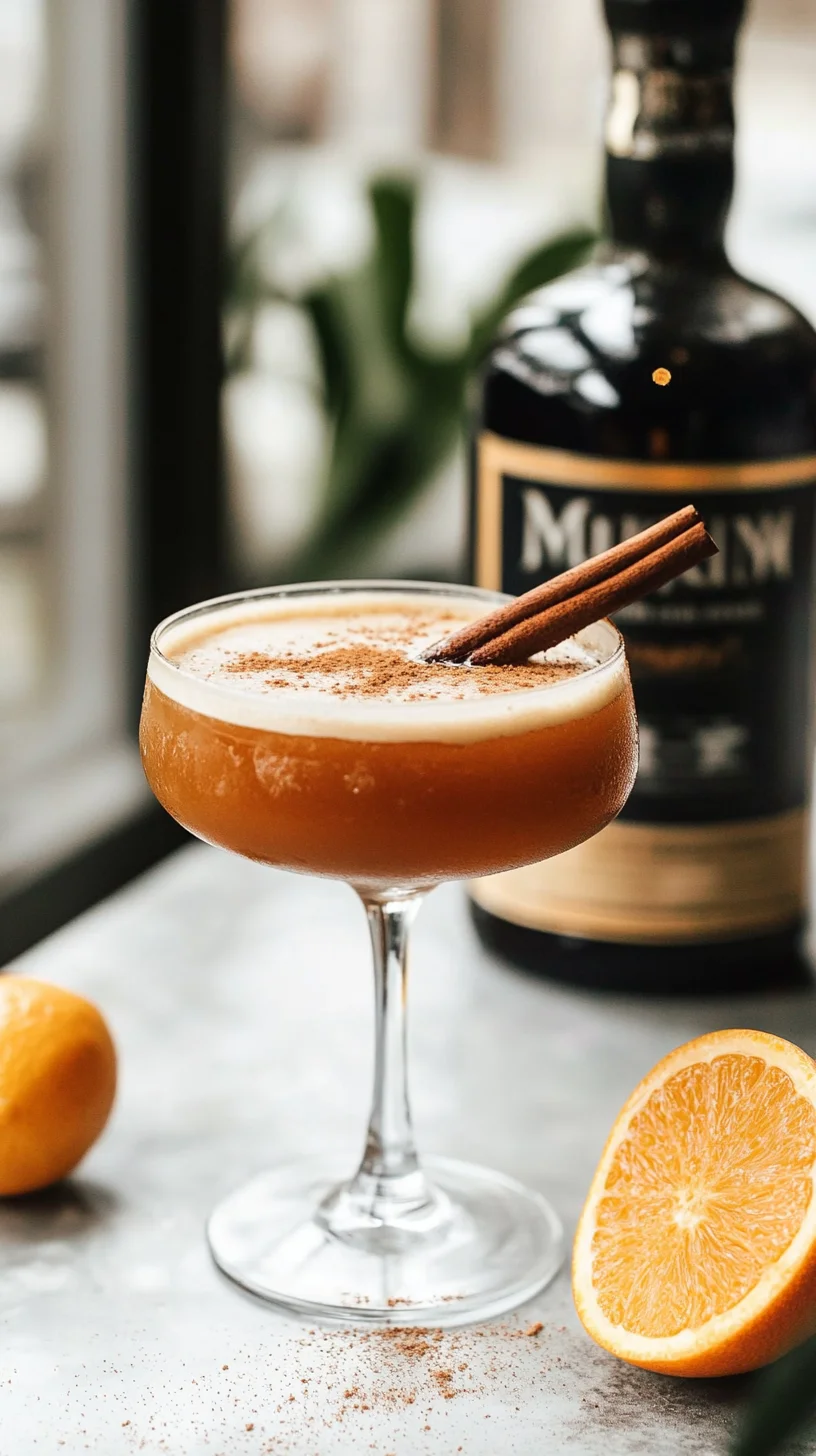 Sip Into Fall: Spiced Maple Bourbon Cocktail Recipe