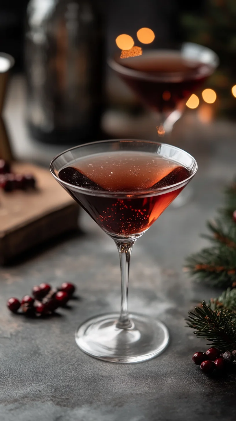 Sip into Holiday Cheer: Festive Cranberry Martini Recipe!