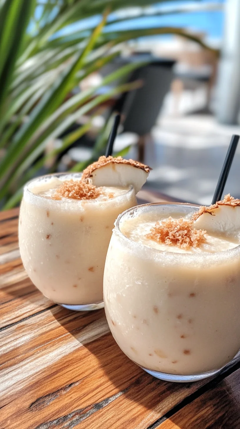 Sip into Paradise: Creamy Coconut Pineapple Smoothie Recipe