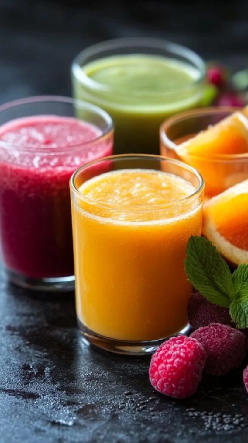 Sip into Refreshment: Revitalize with a Fruity Smoothie Medley!