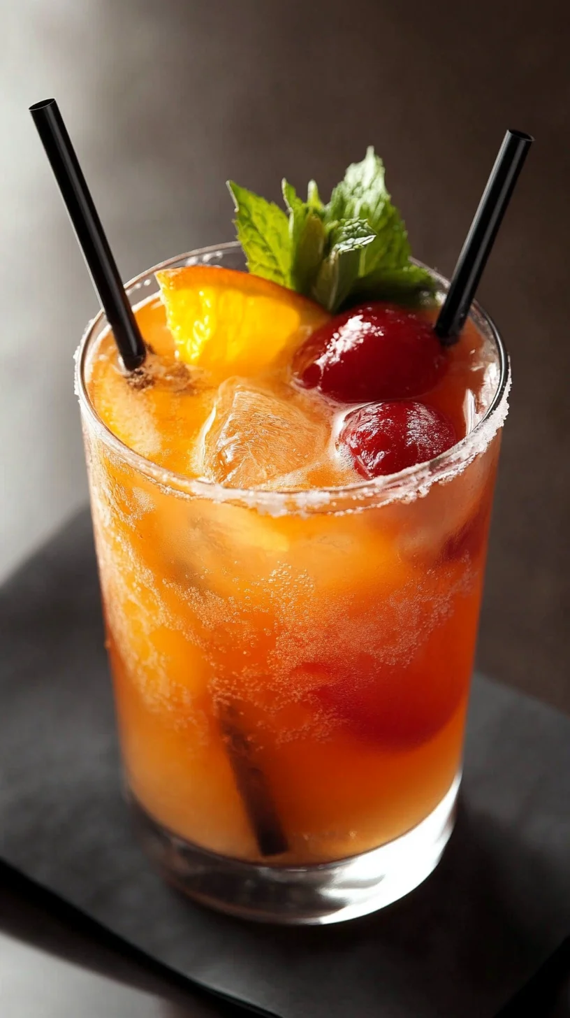 Sip into Summer: Refreshing Tropical Sunset Cocktail