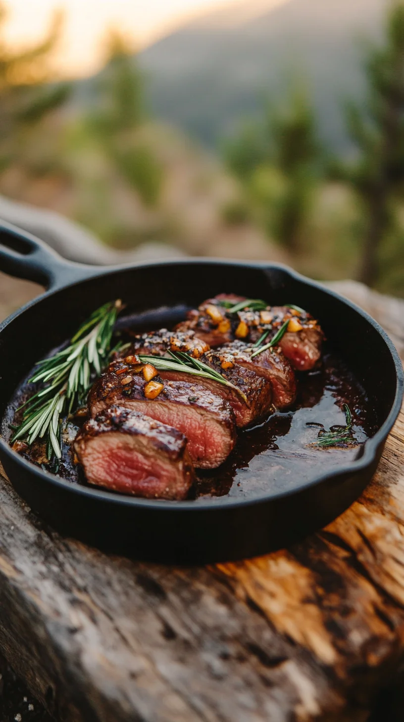 Sizzling Cast Iron Steak: Juicy Perfection Every Time!