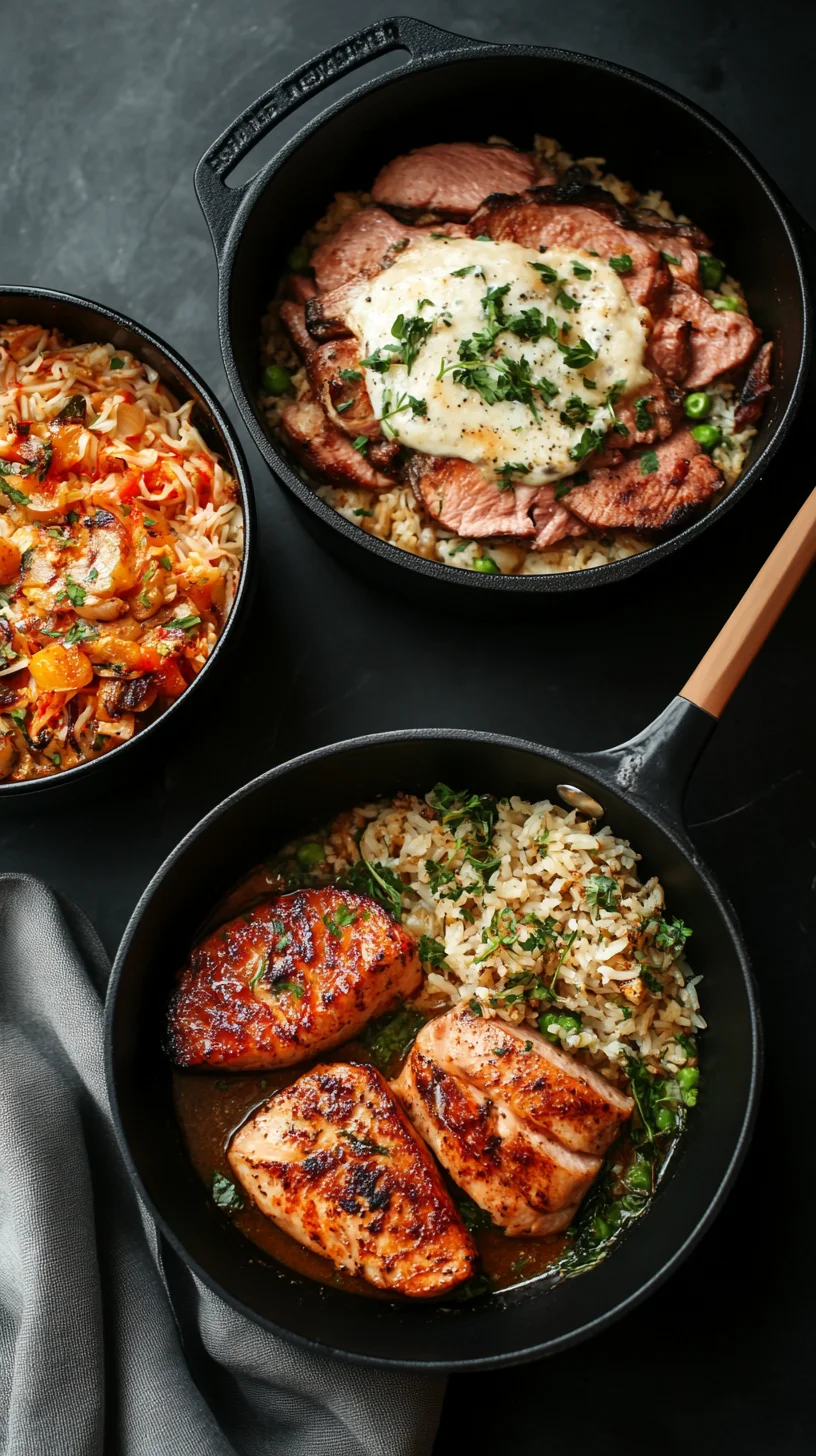 Sizzling Skillet Supremacy: Perfectly Cooked Meats and Flavorful Sides in One Pan!