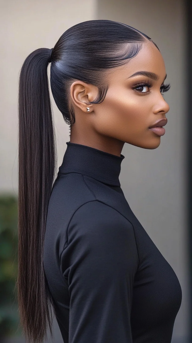 Sleek and Chic: Mastering the Flawless High Ponytail