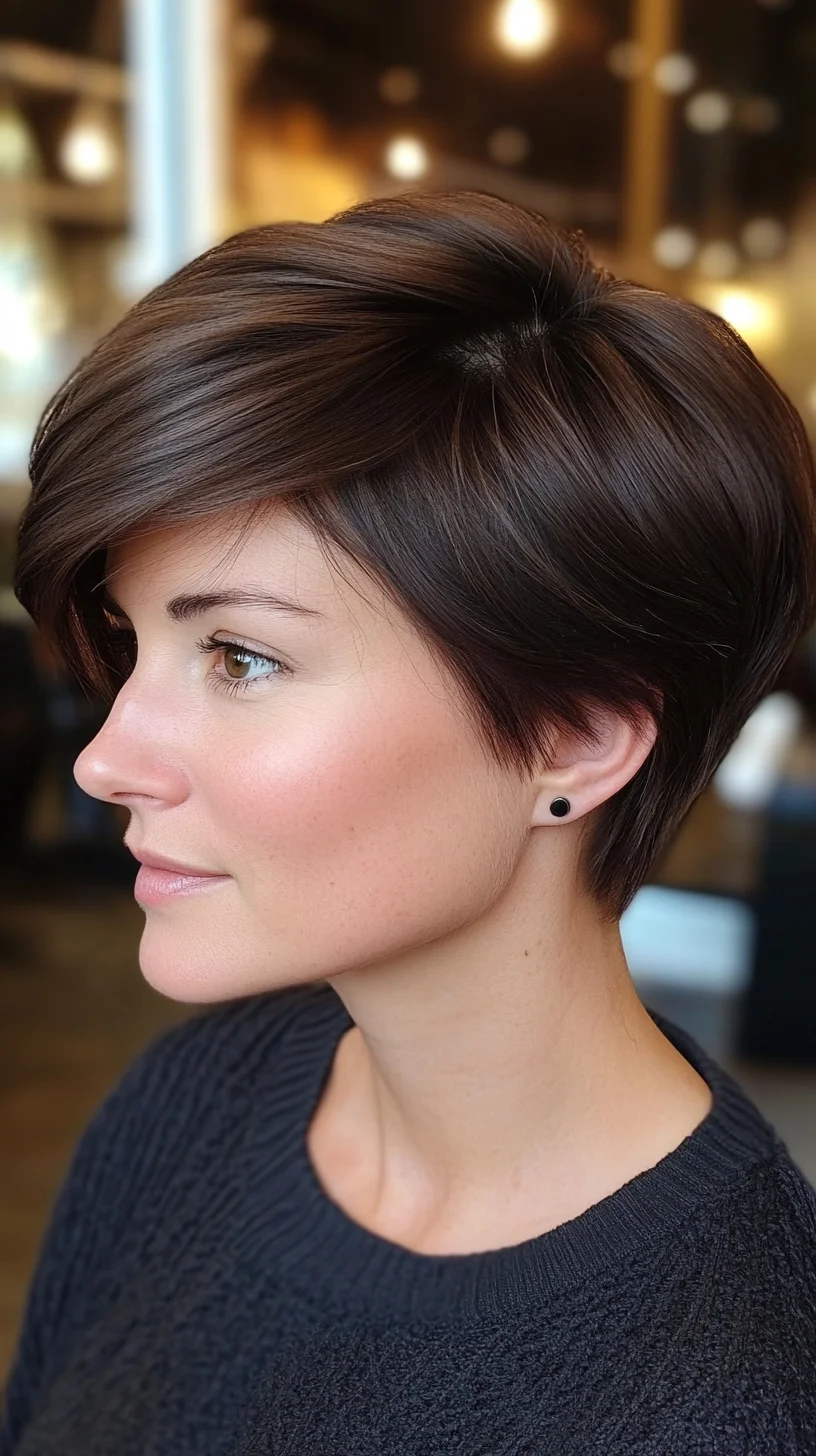 Sleek and Chic: The Modern Textured Pixie Cut for Effortless Elegance