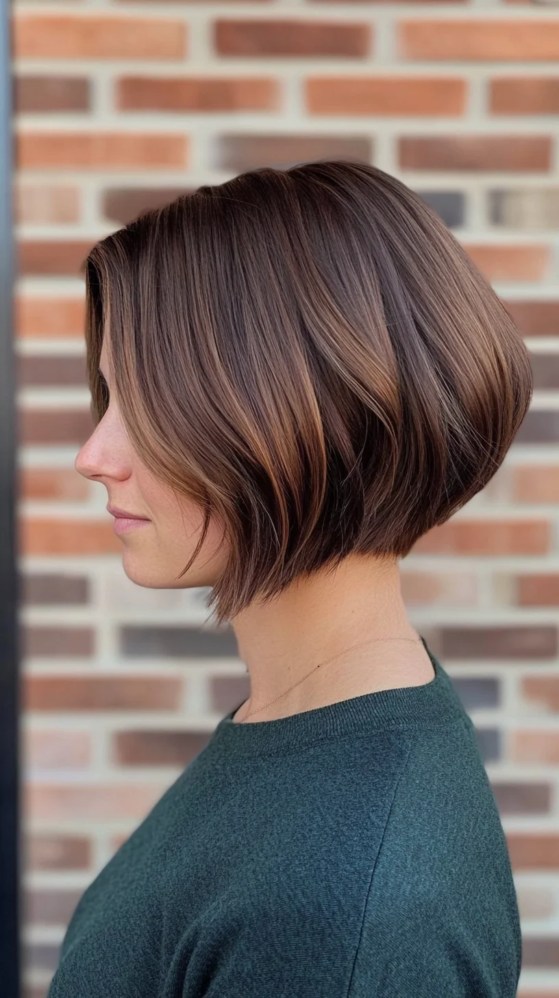 Sleek and Chic: The Perfect Angled Bob for Effortless Elegance