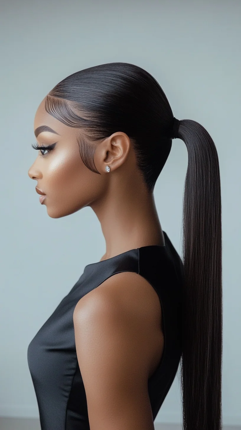 Sleek and Chic: The Ultimate High Ponytail for a Polished Look