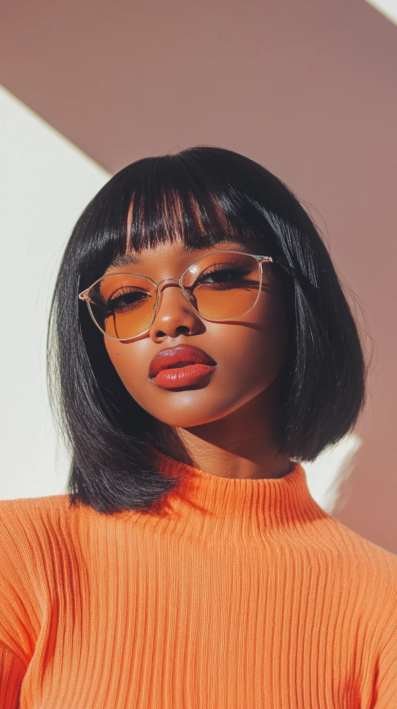 Sleek Bob with Bangs: The Effortless Chic Style for Any Occasion