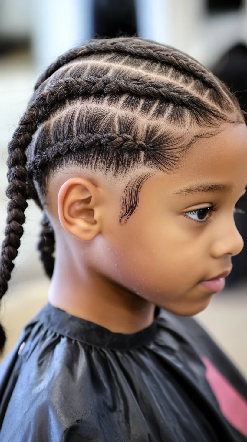 Sleek Braided Undercut: The Ultimate Stylish Look for Kids