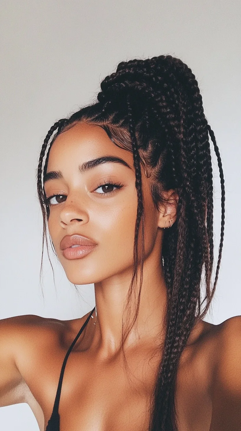 Sleek High Braids: A Chic Statement for Every Occasion!