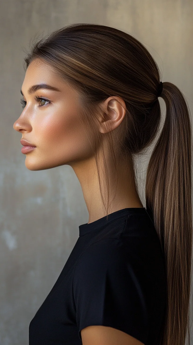 Sleek High Ponytail: A Timeless Blend of Elegance and Ease