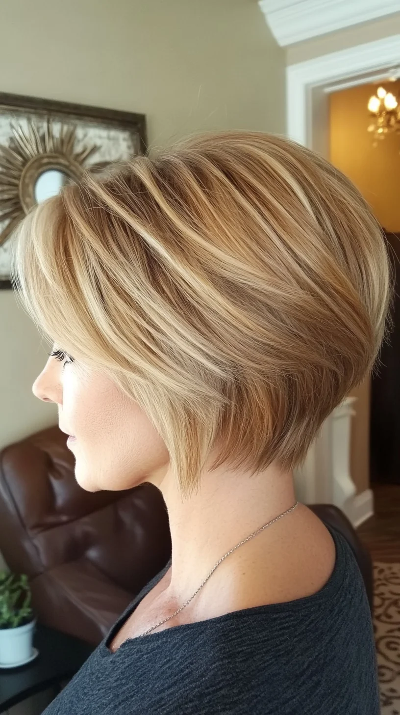 Soft Layered Bob: Effortlessly Chic with a Touch of Elegance