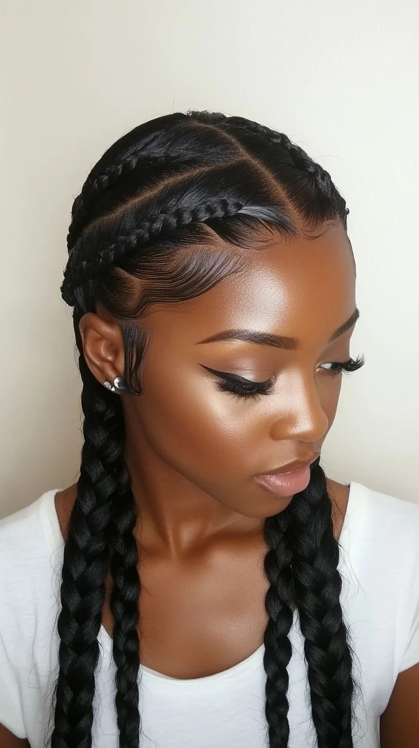 Stunning Cornrow Braids: A Chic and Versatile Protective Style