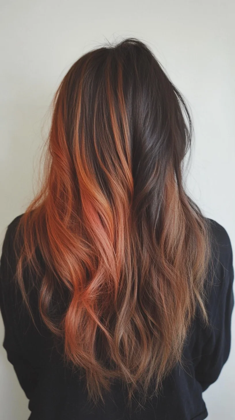 Stunning Ombre Waves: Blend of Rich Tones for Effortless Style