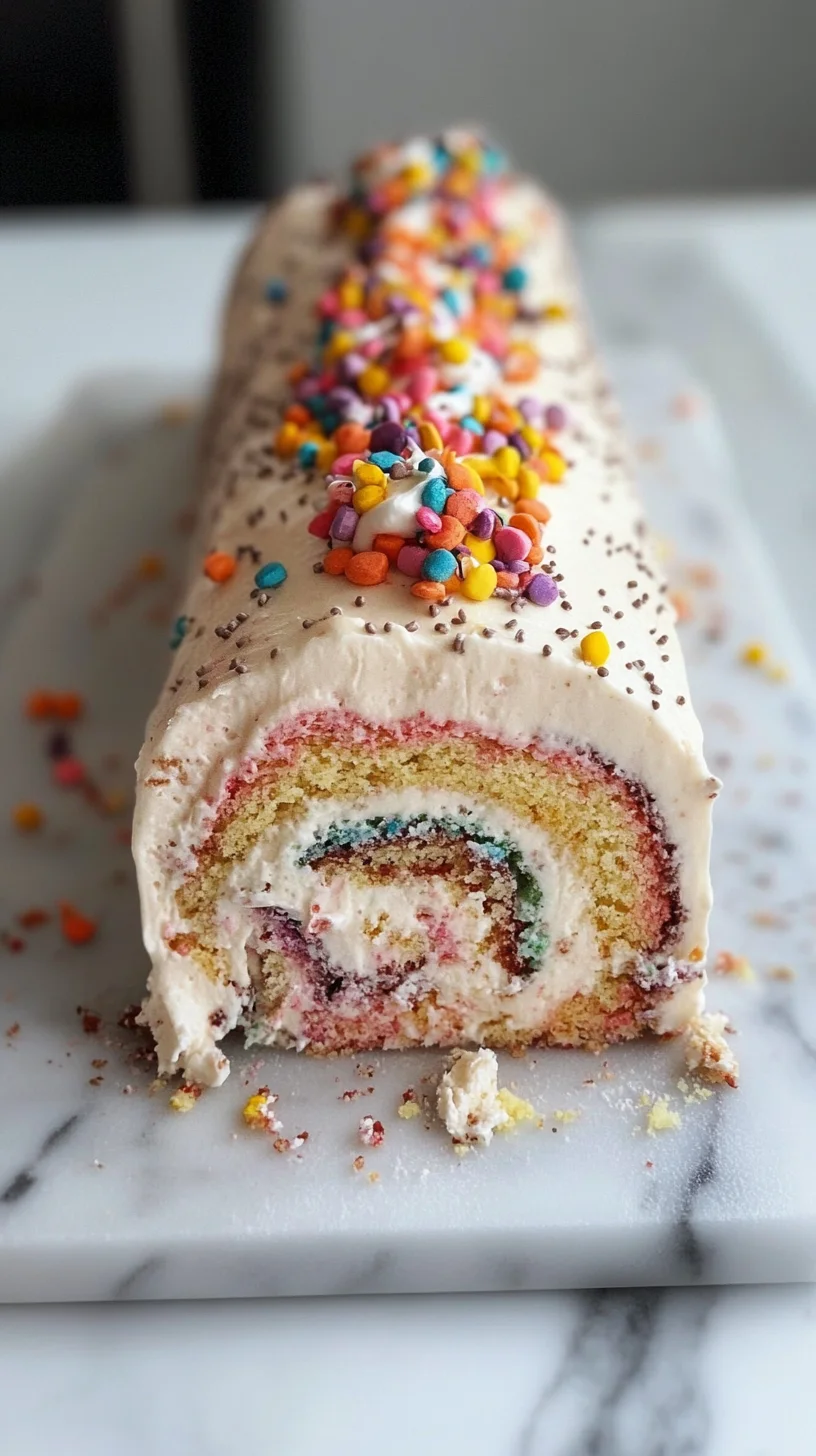 Sweet Delight: A Rainbow of Flavor in Every Slice!