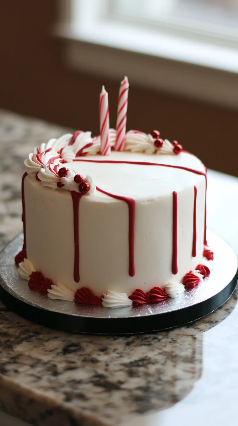 Sweet Delight: Indulge in a Festive Peppermint Cake!